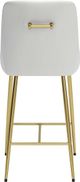 Zuo® Modern Madelaine Gold/White Counter Stool-3