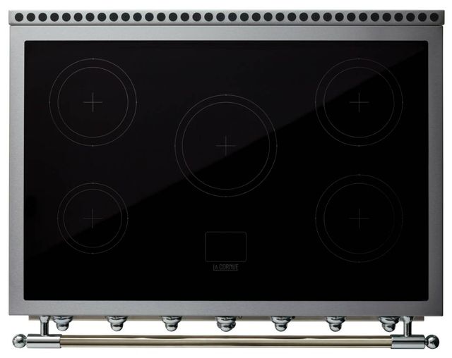 La Cornue CornuFé 90 Albertine 36" Pure White Pro Style Induction Range-1
