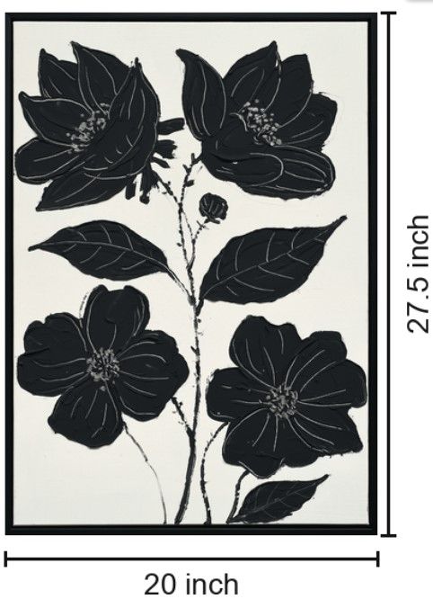 Classy Living Definitive Nocturnal Blooms I Wall Art-2