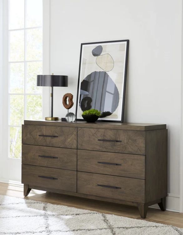 Modus Furniture Broderick Wild Oats Brown Dresser-1