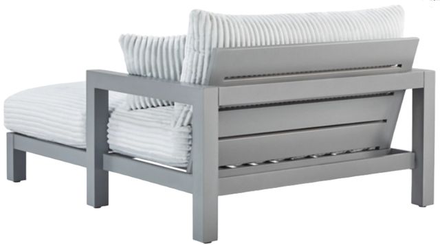 Signature Design by Ashley® Hurley Park Gray Aluminum/Fabric Outdoor Chaise Lounge-2