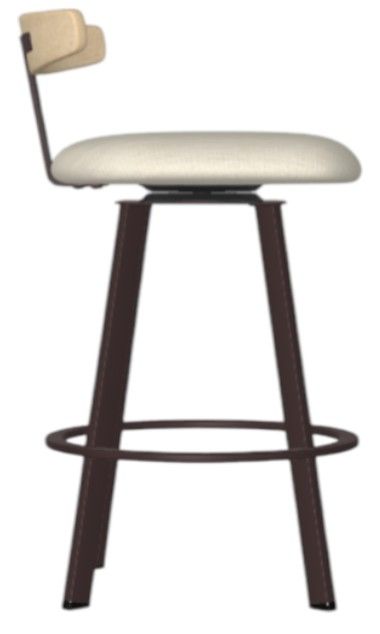 Amisco Customizable Asher Swivel Counter Stool-2