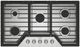 Whirlpool® 36" Stainless Steel Gas Cooktop-0