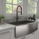 ZLINE Autograph Edition Matte Black Incline Pull Down Single Handle Kitchen Faucet-1
