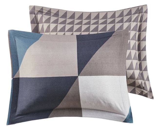 Olliix by Madison Park Essentials Remy Navy King Reversible Complete Bed Set Includes Sheets-3