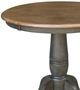 John Thomas Furniture® Dining Essentials Hickory Round Dining Table with Coal Tranditional Pedestal Base-1