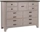 Vaughan-Bassett Bungalow 3-Piece Dover Gray King Arch Bedroom Set-2