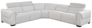 Homelegance® McPherson 5-Piece Cloud Modular Power Reclining Sectional with Power Headrests