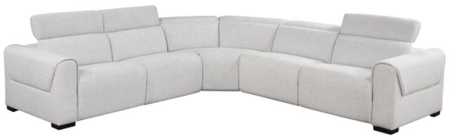 Homelegance® McPherson 5-Piece Cloud Modular Power Reclining Sectional with Power Headrests-0