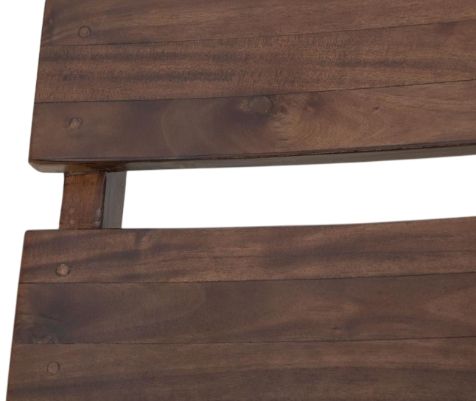 International Furniture Direct Parota 2-Piece Brown Dining Side Chair Set-6