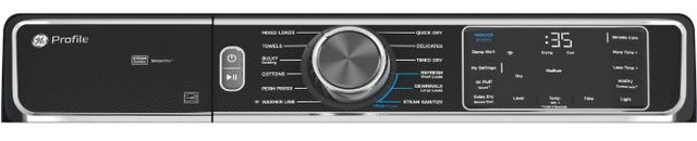 GE Profile™ 7.8 Cu. Ft Sapphire Blue Gas Dryer-3