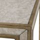 Uttermost® Julie Antique Mirror End Table with Antique Gold Accents-4