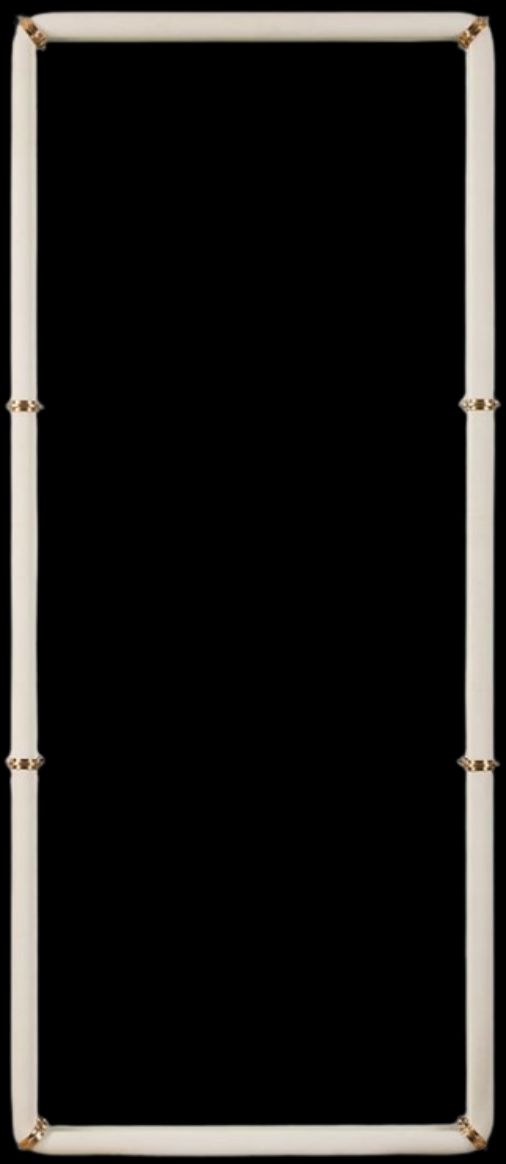Uttermost® Cyprus White Dressing Mirror-0