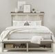 Liberty Furniture Ivy Hollow Dusty Taupe/Weathered Linen King Mantle Storage Panel Bed-1