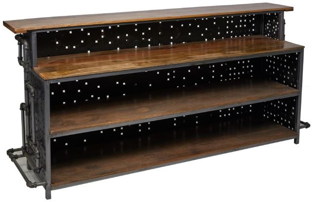 Jaipur Furniture Reimann Black Powder/Natural Counter Bar-1