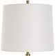 Uttermost® Bledel Brushed Brass/Dark Green Buffet Lamp-3
