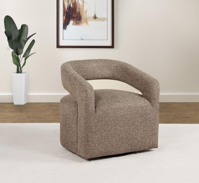 Coaster® Westhill Rocky Road Upholstered Swivel Chair-4