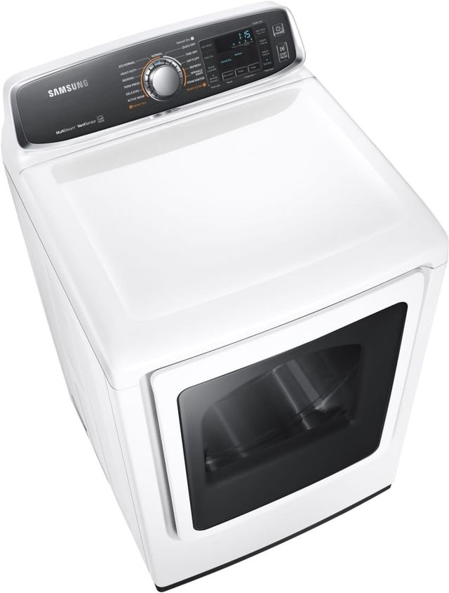 Samsung 7.4 Cu. Ft. White Front Load Gas Dryer-3