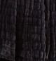 HiEnd Accents Ruched Rabbit Black Double-Sided Throw Blanket-3