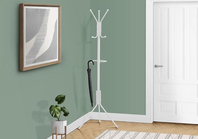 Monarch Specialties Inc. White Coat Rack-2