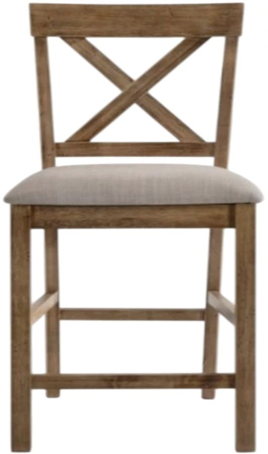 ACME Furniture Martha II Tan/Weathered Oak Counter Chair-3