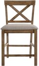 ACME Furniture Martha II Tan/Weathered Oak Counter Chair-3