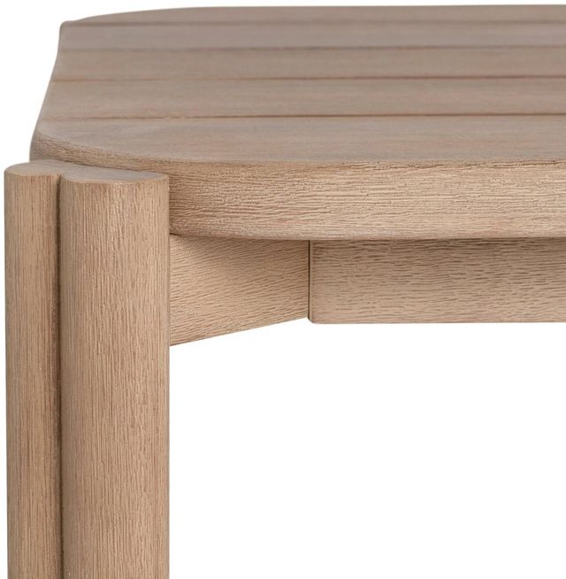 Classic Home Oliver Butterscotch Wooden Outdoor Gathering Table-4