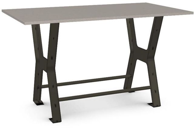 Amisco Customizable Parade 42" Thermo Fused Laminate Short Bar Table-0