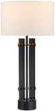Crestview Collection Titan 2-Piece Black Table Lamp Set-3