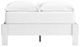 Signature Design by Ashley® Hallityn Matte White Youth Full Platform Bed-4