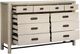 Magnussen Home® Sunset Cove Sanibel Brown Drawer Dresser with Metal Stretchers-2