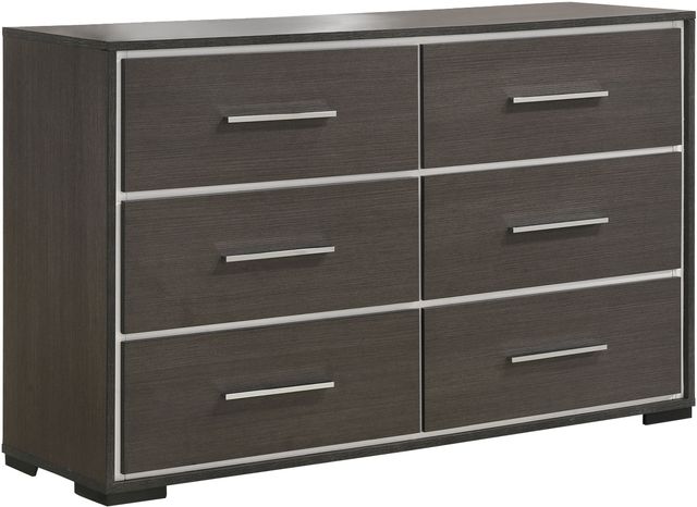 Crown Mark Sharpe Gray Dresser-0
