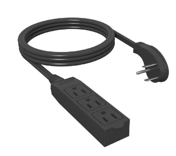 Stanley 9 Ft. 3 Outlet Extension Cord-0