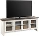 aspenhome® Eastport Drifted White 74" Console with 4 Doors-1