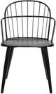 Armen Living Bradley Black Arm Chair-2
