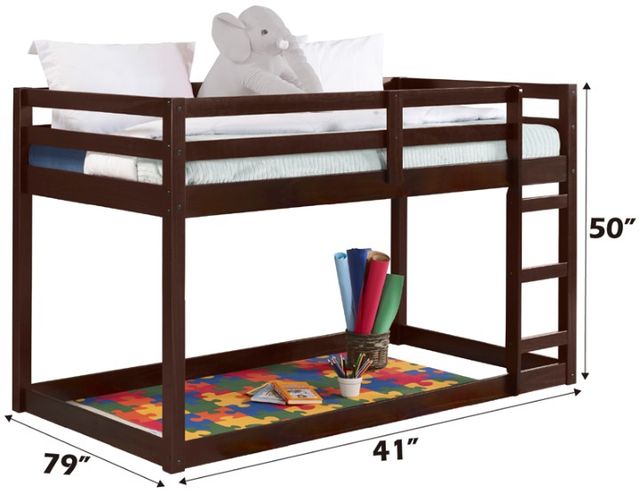 ACME Furniture Gaston Espresso Youth Twin Loft Bed-2