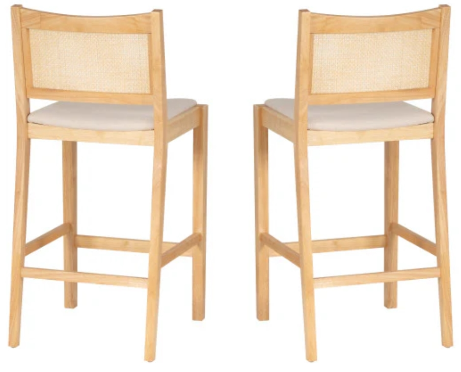 Powell Home Fashions Beaux Cane Barstool
