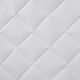 Olliix by Sleep Philosophy White Full Cooling and Warm Reversible Mattress Pad-5