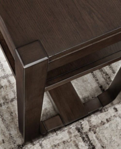 Signature Design by Ashley® Breckington Dark Brown Sofa Table-3