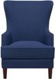 Elements International Cody Heirloom Blue Accent Arm Chair-1