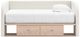Signature Design by Ashley® Arloster Tan/White Full Upholstered Daybed with Storage-3