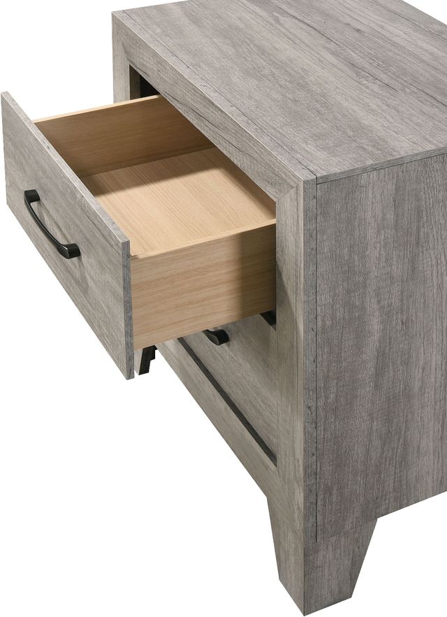 Crown Mark Hopkins Driftwood Nightstand-3