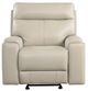 Leather Italia™ Cambria Bryant Taupe Power Glider Recliner-1