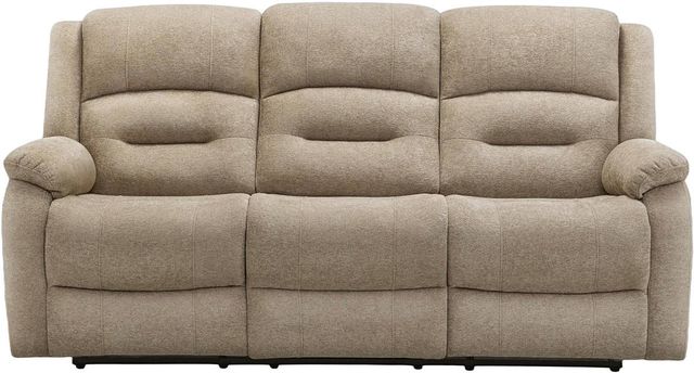 Monarch Specialties Inc. Beige Sky Power Reclining Sofa with USB Ports-0