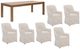 Liberty Furniture Shaker Lakes 7-Piece Harvest Brown/Taupe Rectangular Table Set-0