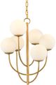 Currey & Company Sunnylands Brass Chandelier-0
