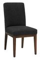 LM Co Home By Vaughan-Bassett Crafted Cherry by Ben & Erin Napier Black/Dark Cherry Upholstered Side Chair-0