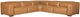 Hooker® Furniture MS Fresco 5-Piece Zen Caramel L-Shape Power Reclining Sectional with Power Headrest-0