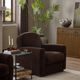 Four Hands Draper Monte Chocolate Chair-1