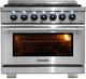 Vezeni Randolph Collection 36" Stainless Steel Pro Style Gas Range-0